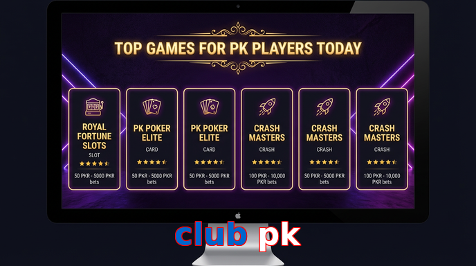 Payment and PKR controls in Club Pk