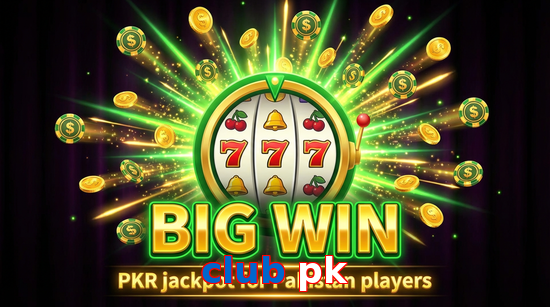 Big win animation on Club Pk slot game