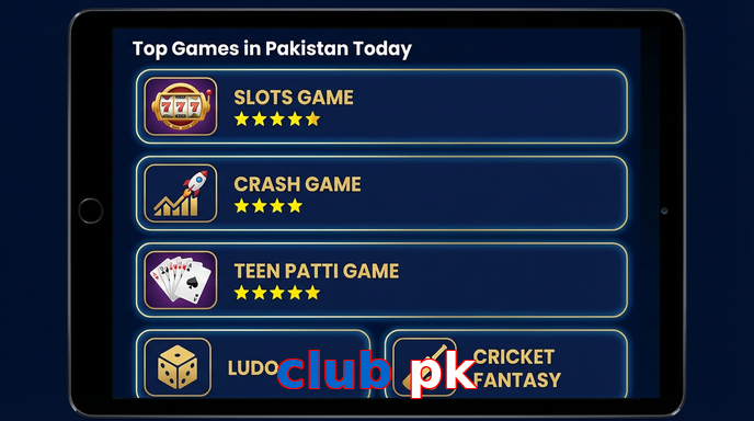 Payment and PKR controls in Club Pk